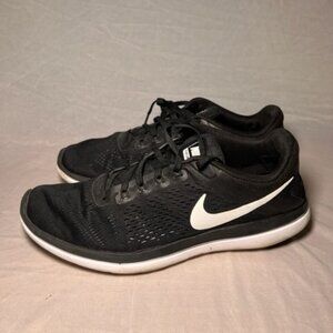 Nike Womens Flex 2016 RN 830751-001 Size 10 Black Running Shoes Sneakers